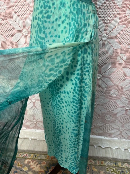 René Derhy Collection Dress | Beaded Neck | Size M - Picture 7 of 13